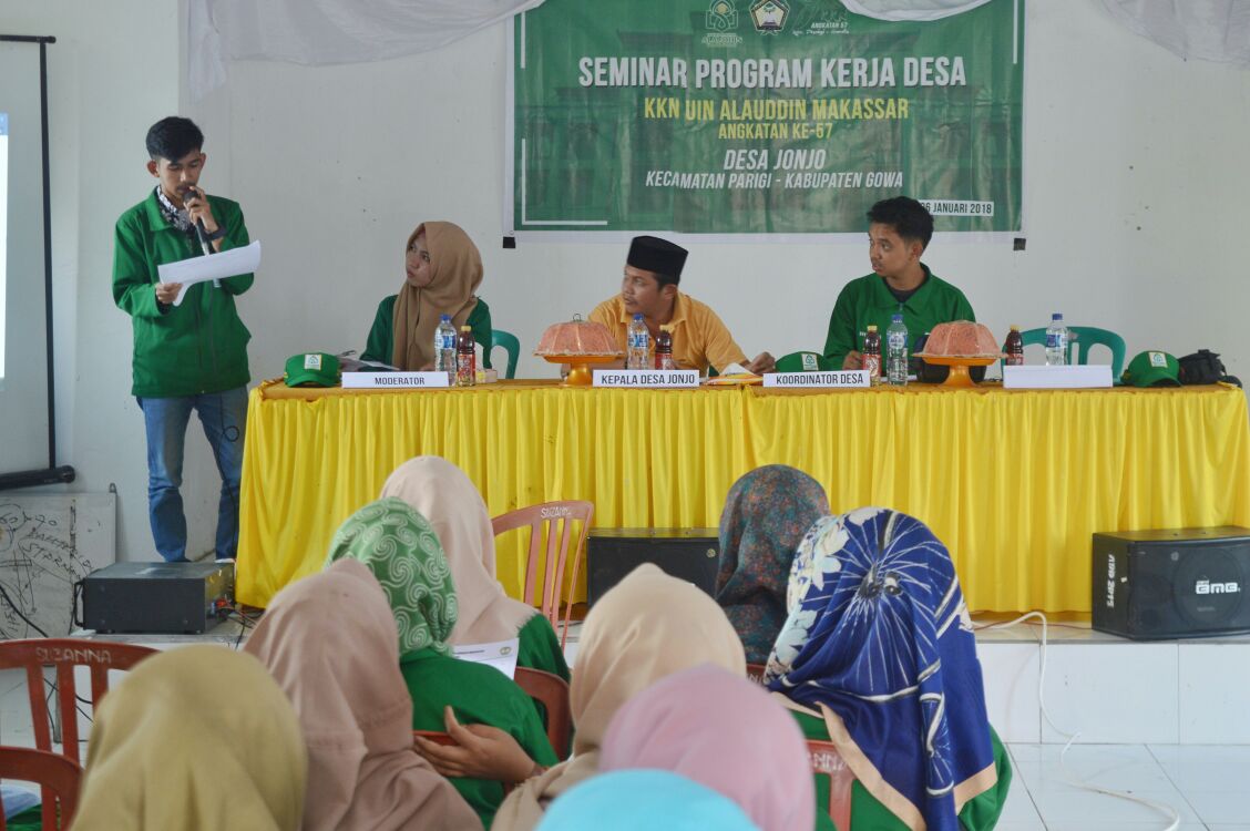 Gambar Sepuluh Program Kerja, Mahasiswa KKN 57 Desa Jonjo Parigi Akan Kerja Maksimal